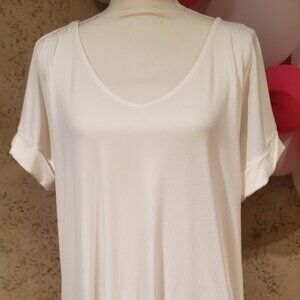 Ribbed V-Neck Top